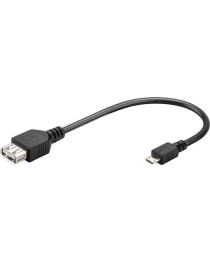 Cablu adaptor OTG USB2.0 mama-microUSB tata